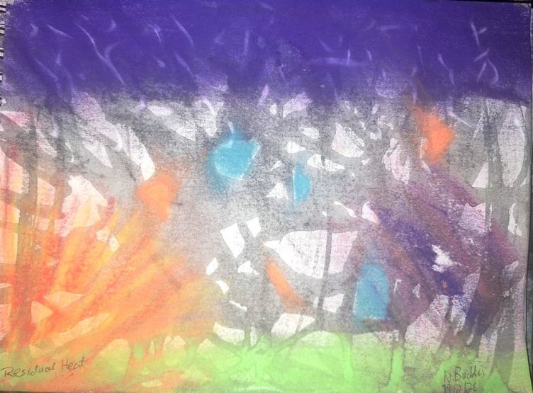 Abstract painting: Residual Heat